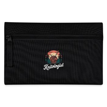 Passion for knitting - Pencil Case - black - Front