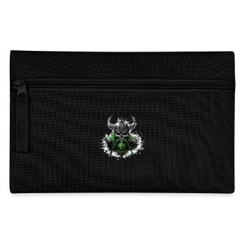 Viking Odin Skull - Pencil Case - black - Front