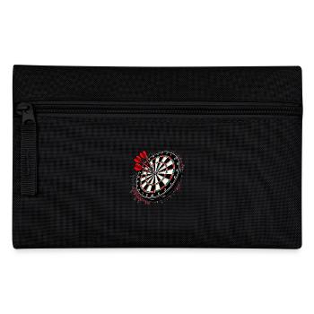 Darts 3D Sport Dartboard Dartscheibe - Federtasche - Schwarz - Vorne