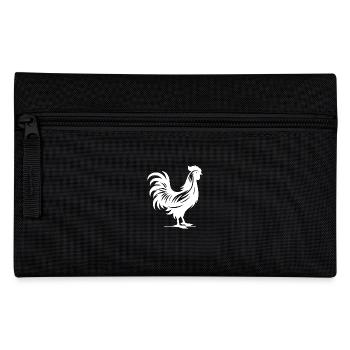 Little House Rooster Tattoo Style - Pencil Case - black - Front