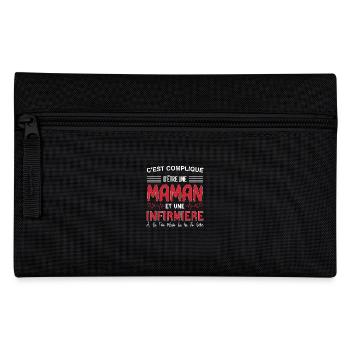 Mom and Nurse - Pencil Case - black - Front
