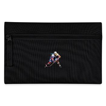 Hockey Player Sport Game Champion Competition - Pencil Case - black - Front