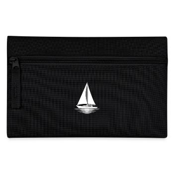Eaux calmes avec voilier et voiles fixes - Trousse - noir - Devant