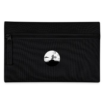 Cyclist Bike Gift Humor Cycling Funny Bike - Pencil Case - black - Front