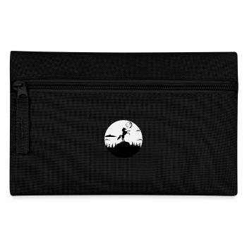 Rider Rider Horse Horse Horse Rider - Pencil Case - black - Front