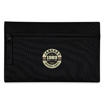 January 1989 - Geburtstag im Januar 1989 - Federtasche - Schwarz - Vorne