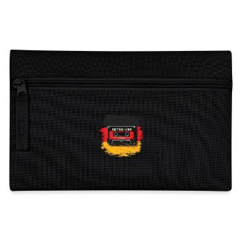 Retro Cassette Mixtape Style - Pencil Case - black - Front