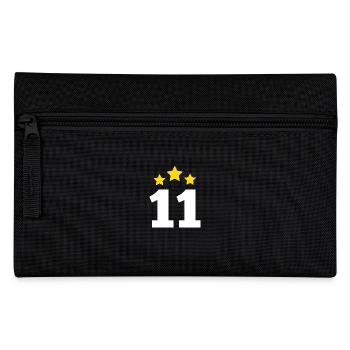 11 Jahre Stern - Geschenk zum 11. Jubiläum - Federtasche - Schwarz - Vorne