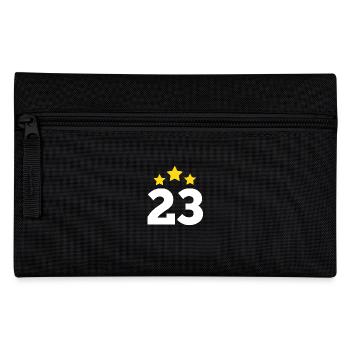 23 Jahre Stern - Geschenk zum 23. Jubiläum - Federtasche - Schwarz - Vorne