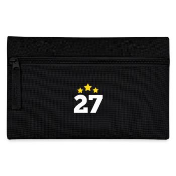 27 Year Star - 27th Anniversary Gift - Pencil Case - black - Front