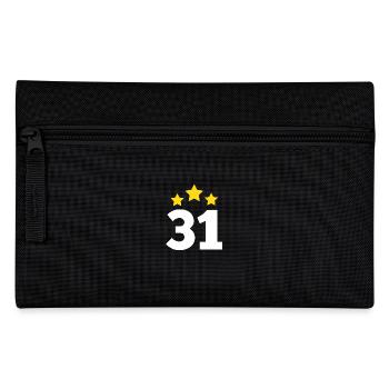 31 Year Old Star - 31st Anniversary Gift - Pencil Case - black - Front