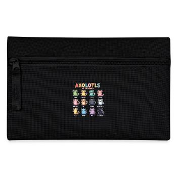Axolotls du monde Kawaii Types d’axolotls - Trousse - noir - Devant