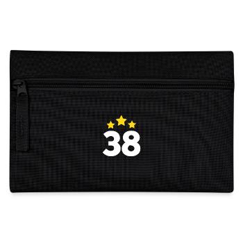 38 Jahre Stern - Geschenk zum 38-jährigen Jubiläum - Federtasche - Schwarz - Vorne