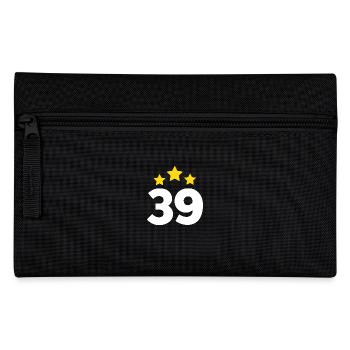 39 Jahre Stern - Geschenk zum 39-jährigen Jubiläum - Federtasche - Schwarz - Vorne