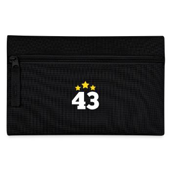 43 Years Star - 43rd Anniversary Gift - Pencil Case - black - Front