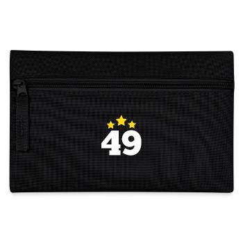 49 Years Star - 49th Anniversary Gift - Pencil Case - black - Front