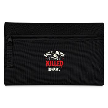 Relationship Drama - Social Media - Pencil Case - black - Front