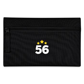 56 Jahre Stern - Geschenk zum 56. Jubiläum - Federtasche - Schwarz - Vorne