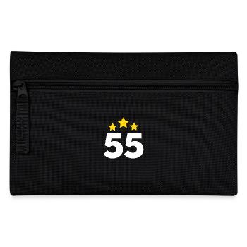 55 Years Star - 55th Anniversary Gift - Pencil Case - black - Front