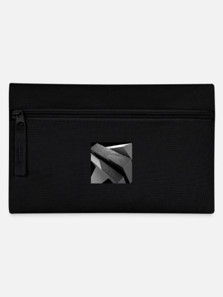 Structured Depth - Federtasche - Schwarz