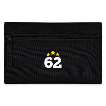 62 Jahre Stern - Geschenk zum 62. Jubiläum - Federtasche - Schwarz - Vorne