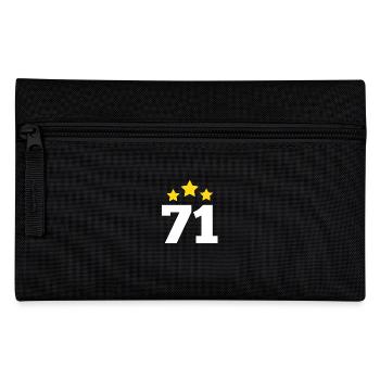71 Years Star - 71st Anniversary Gift - Pencil Case - black - Front