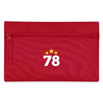 78 ans étoile - cadeau 78e anniversaire - Trousse - rouge - Devant