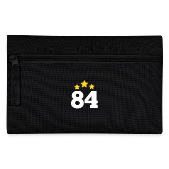 84 Years Star - 84th Anniversary Gift - Pencil Case - black - Front