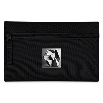 Abstract Elegance - Federtasche - Schwarz - Vorne
