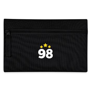 98 Years Star - 98th Anniversary Gift - Pencil Case - black - Front