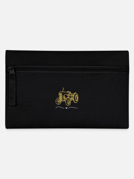 Tractor / tractor / tractor - Pencil Case - black