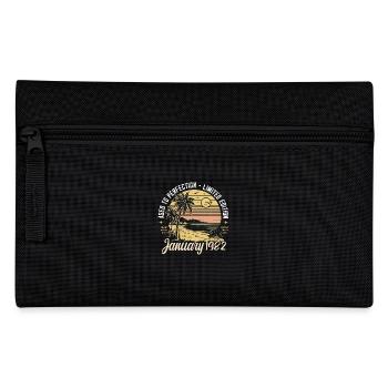 1982 Geburtstag Januar 1982 - Geschenk Januar 1982 - Federtasche - Schwarz - Vorne