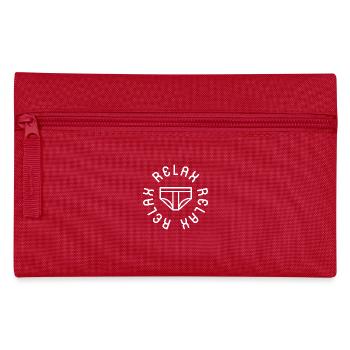 Logo - Relax - Trousse - rouge - Devant