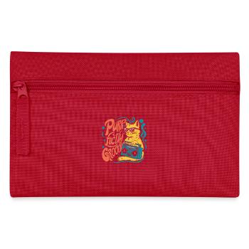 Purrfectly groovy - Pencil Case - red - Front