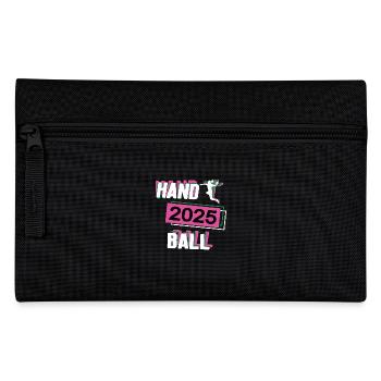 Handball 2025 Handballerin Handballspielerin Hball - Federtasche - Schwarz - Vorne