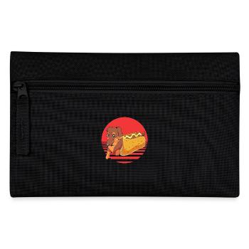 Hot Dog Snack - Pencil Case - black - Front
