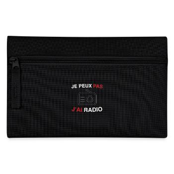Host Ich kann kein Radio haben - Federtasche - Schwarz - Vorne