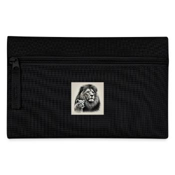 Löwe Xx - Federtasche - Schwarz - Vorne