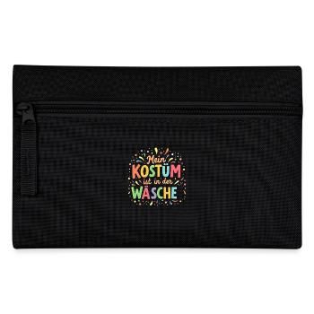 Mein Kostüm ist in der Wäsche - Federtasche - Schwarz - Vorne