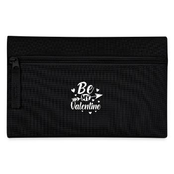 Be my Valentine - Valentine's Day Geschenk - Federtasche - Schwarz - Vorne