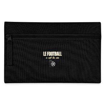 football is life - Pencil Case - black - Front