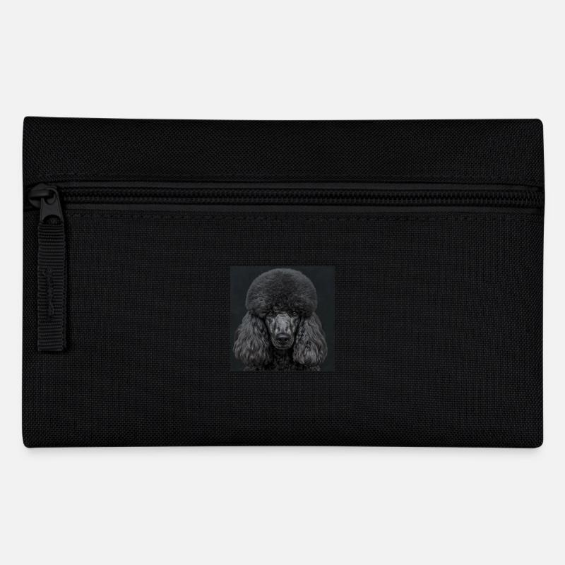 Animaux noirs - Caniche noir - Trousse - noir