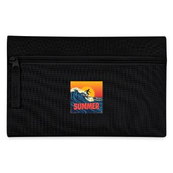 Summer Time - Federtasche - Schwarz - Vorne