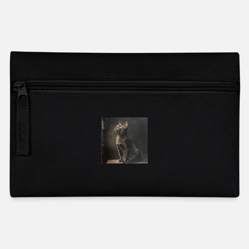 Black Animals - Black Cat - Federtasche - Schwarz