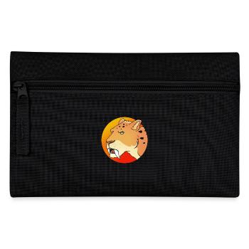 Sabre-toothed tiger - Pencil Case - black - Front