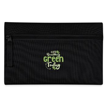 Faites quelque chose d’vert aujourd’hui Journée de la planète Terre - Trousse - noir - Devant