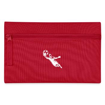 Goalkeeping skills combined in reflexes and precision - Pencil Case - red - Front