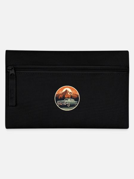 Retro US Car Vintage - Federtasche - Schwarz