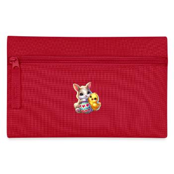 Oeuf de poussin de lapin de Pâques - Trousse - rouge - Devant