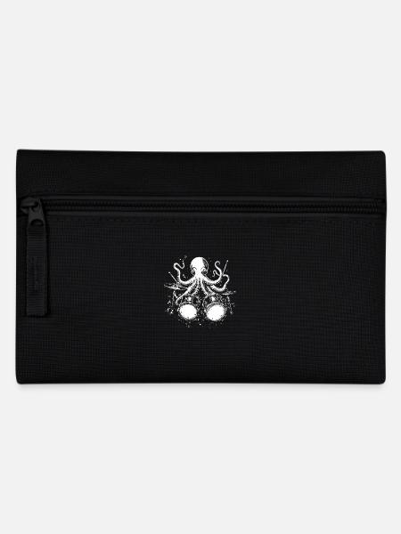Octopus Kraken Drums Drums Rock Music - Pencil Case - black
